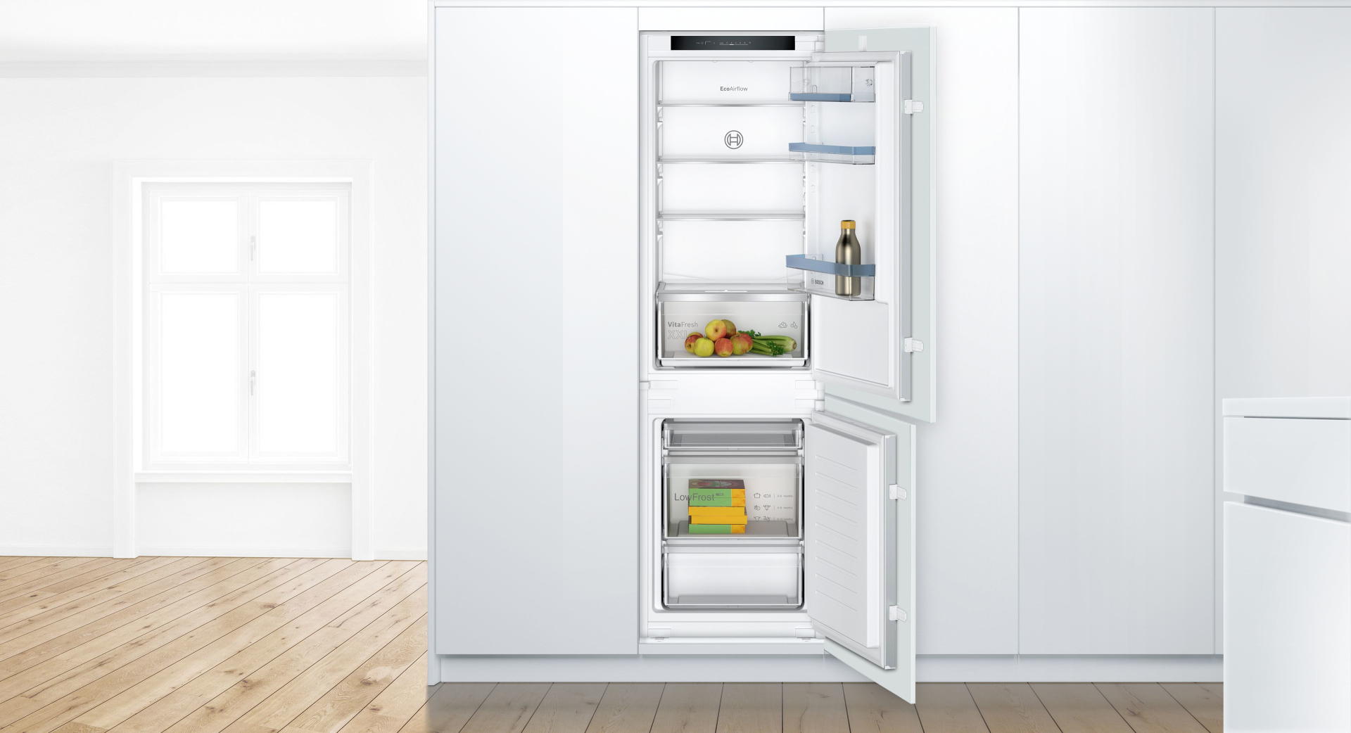 BOSCH SERIE 4 koel-/vriescombinatie - 178cm - KIV86VSE0