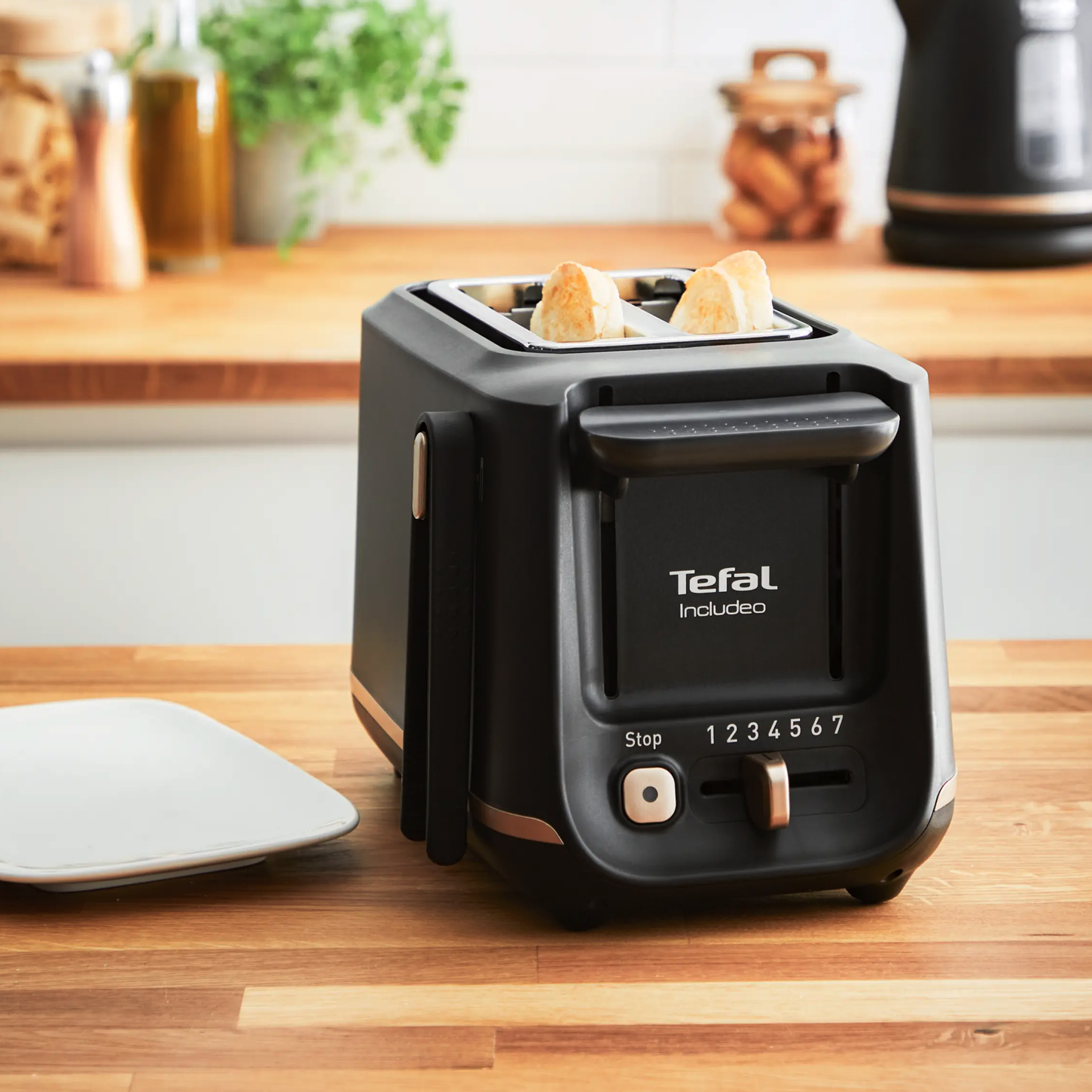 TEFAL Broodrooster zwart - TT533811
