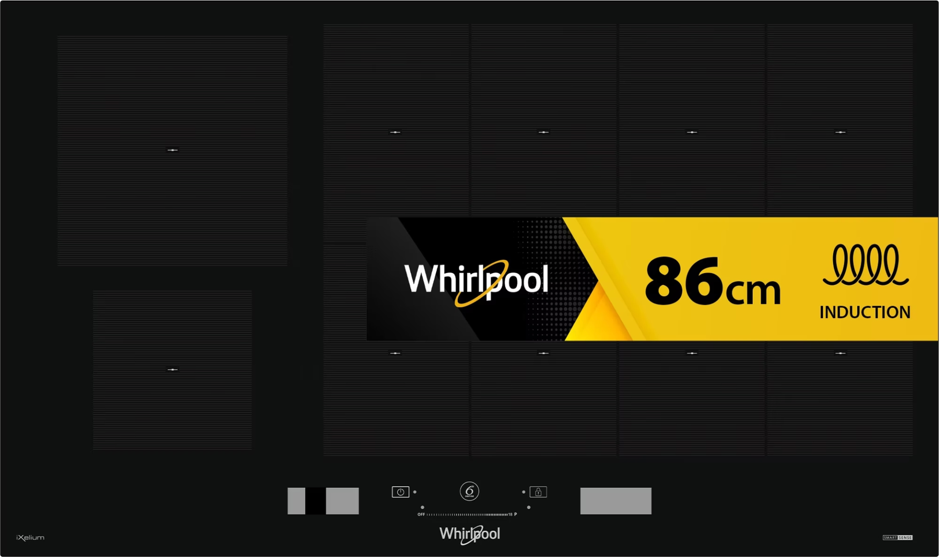 WHIRLPOOL inductiekookplaat - 86cm - SMP29010CNEIXL