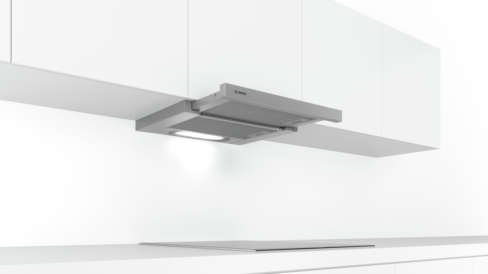 BOSCH Serie 4 Telescopische dampkap inox - DFT63AC50