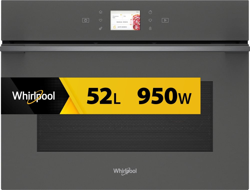 WHIRLPOOL multifunctionele oven met microgolfoven - 45cm - WCW11O7FHTSSM