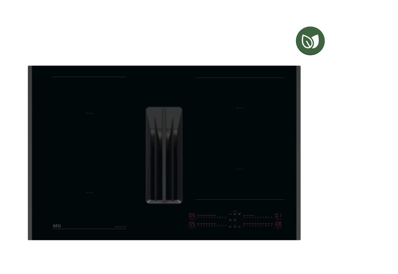 AEG NCH84C23FB 7000 kookplaat met afzuiging - 80cm