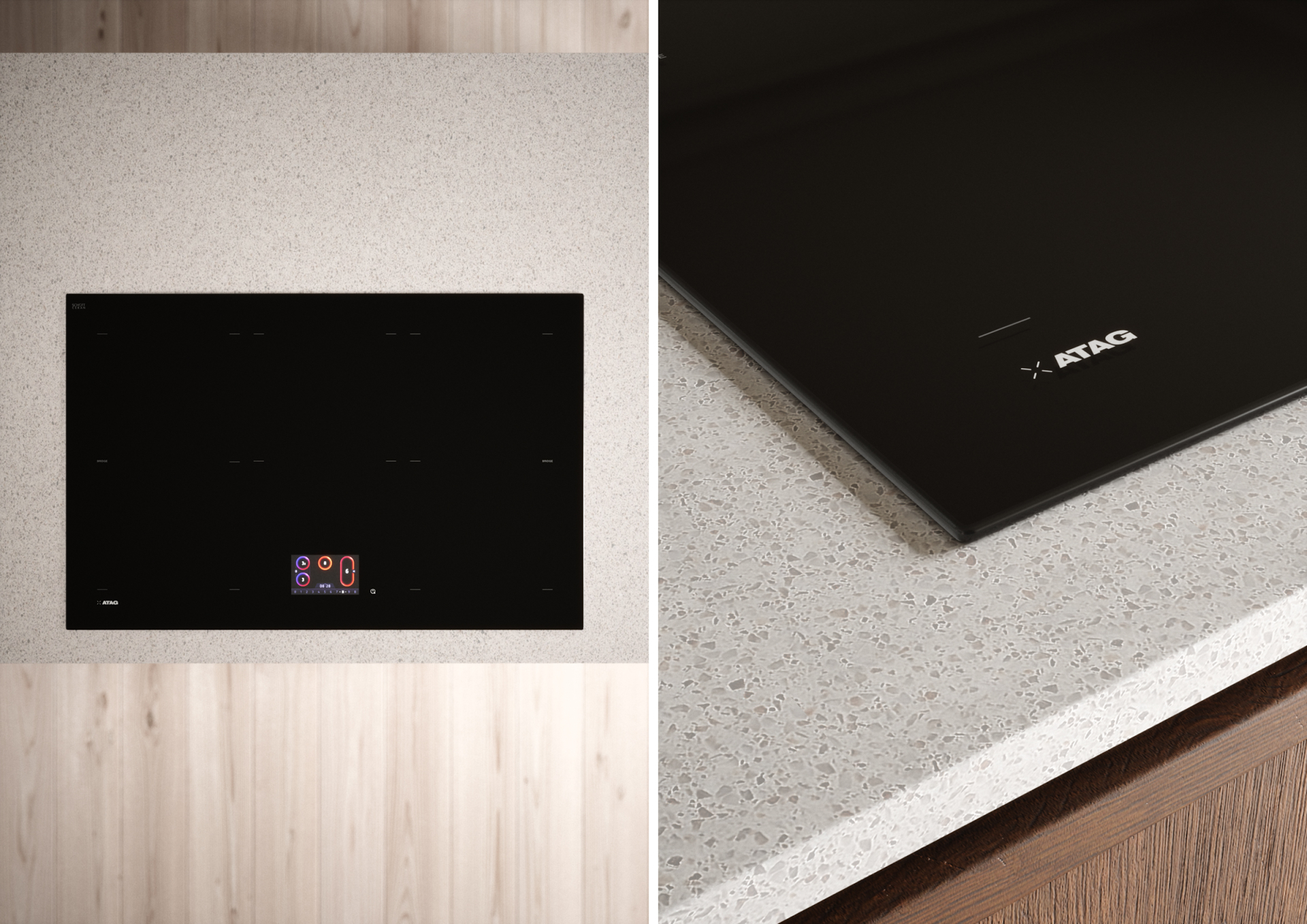ATAG inductiekookplaat - 80cm - HI38571TF