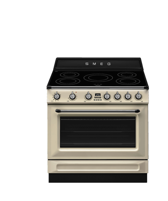 SMEG TR90IMP fornuis met inductie kookplaat - 90cm