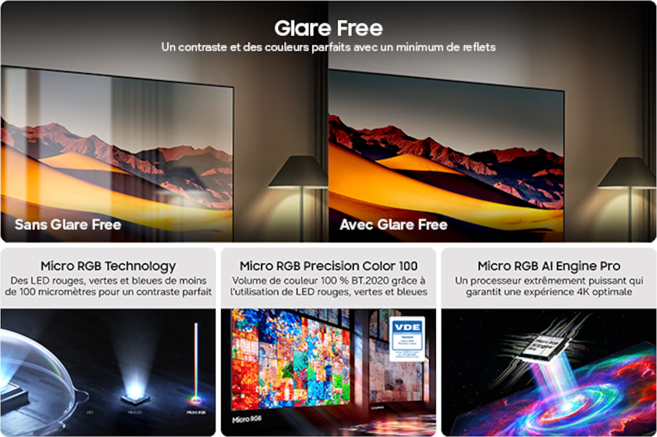 SAMSUNG Televisie 85" MicroRGB 4K (UHD) - MRE85R95HATXXN