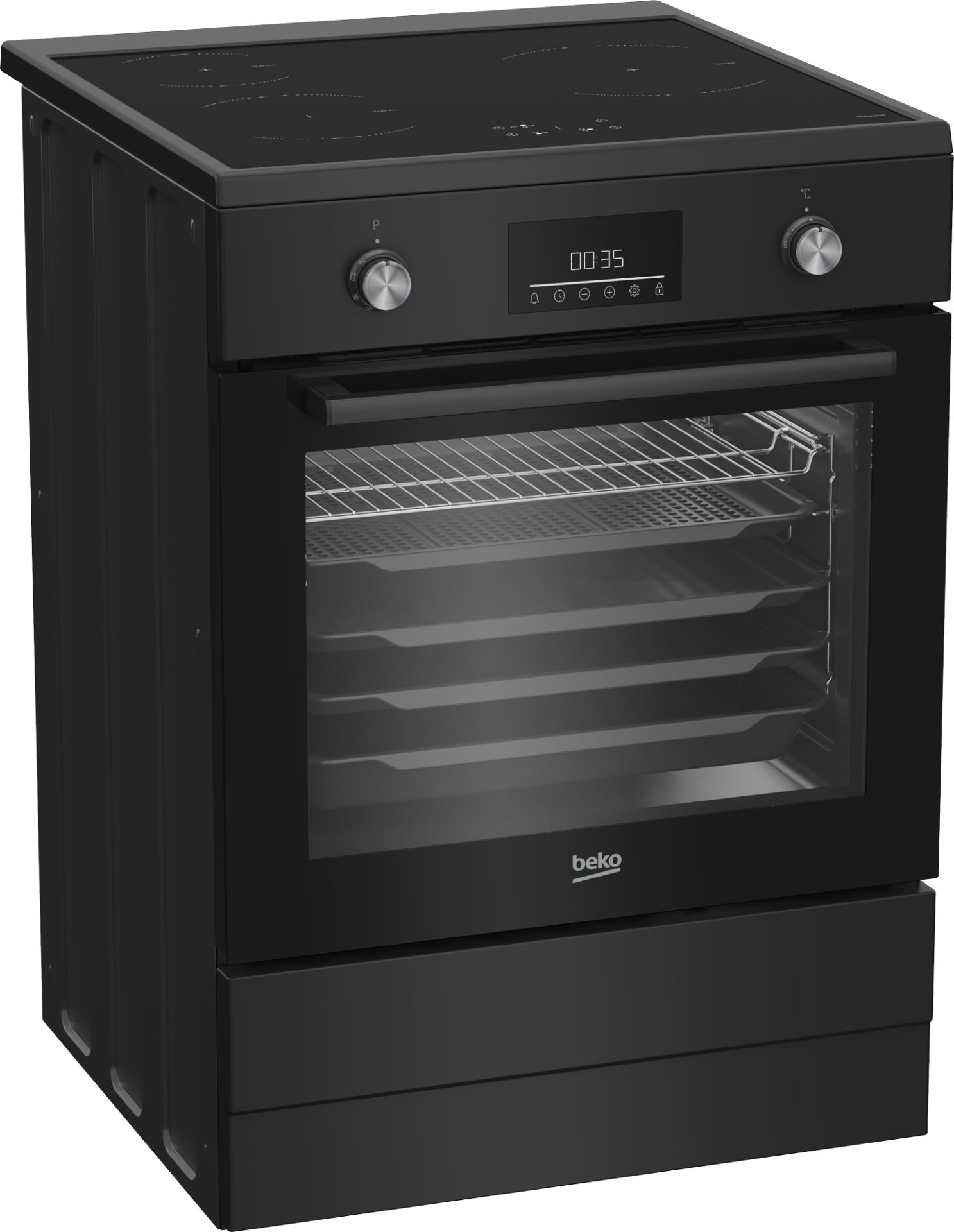 BEKO fornuis met inductie kookplaat - 60cm - FBMA6930GA