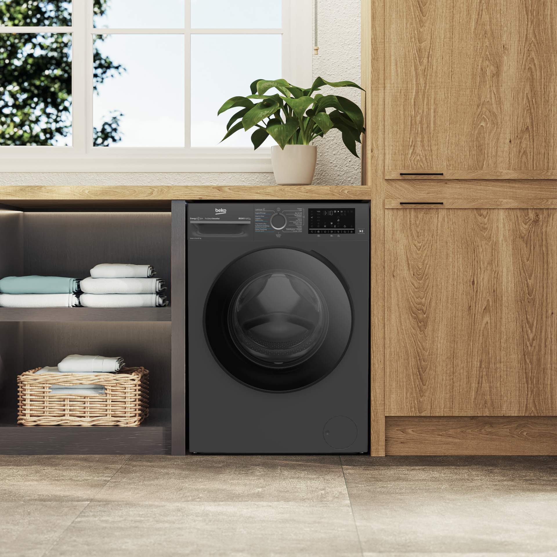 BEKO was- droogcombinatie - BM5DFT4841A