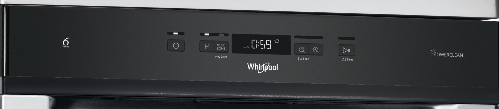 WHIRLPOOL vrijstaande vaatwasser - WFC3C34APX