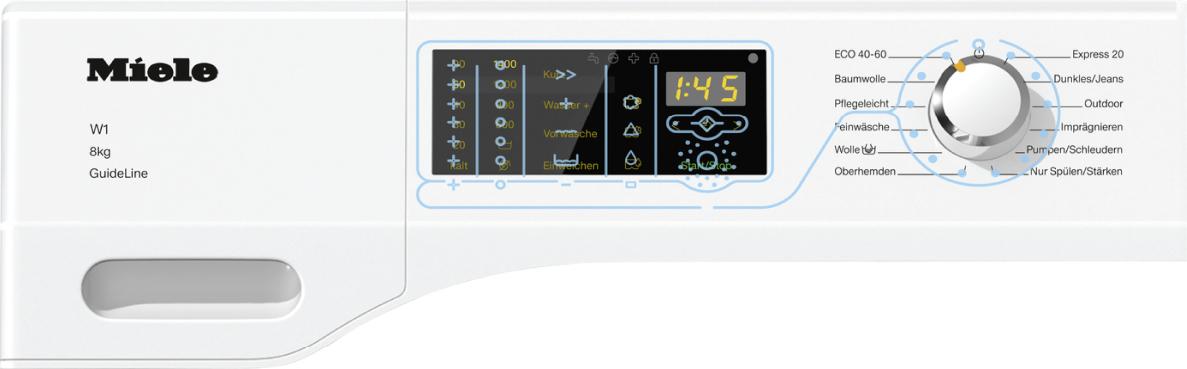 MIELE STANDARD CHROME EDITION Wasmachine 8 kg - WDD131WPS