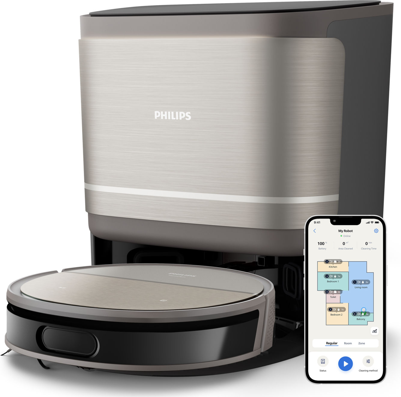 PHILIPS DA robotstofzuiger - XU9100/10