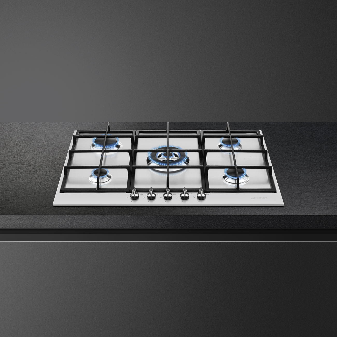 SMEG gaskookplaat - 72cm - PX375