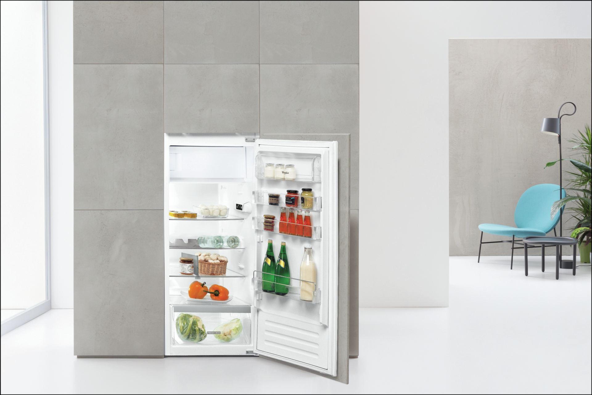WHIRLPOOL koelkast met vriesvak  - 122cm - ARG71912