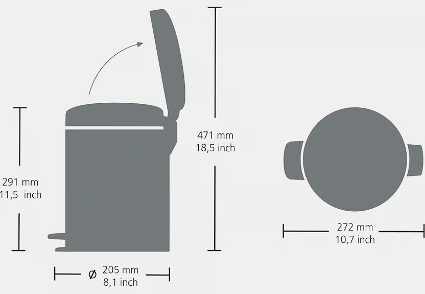 BRABANTIA toiletrolhouder - 255205