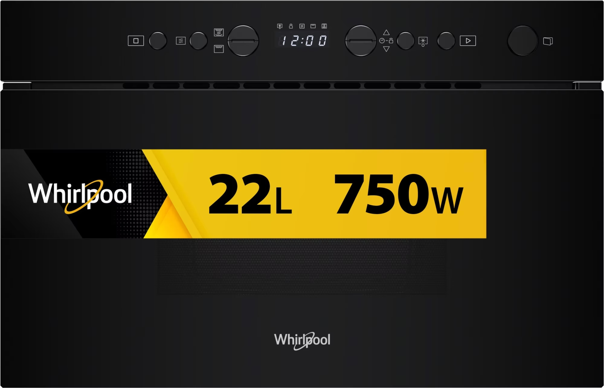 WHIRLPOOL microgolfoven met grill - 38cm - WMN14BB