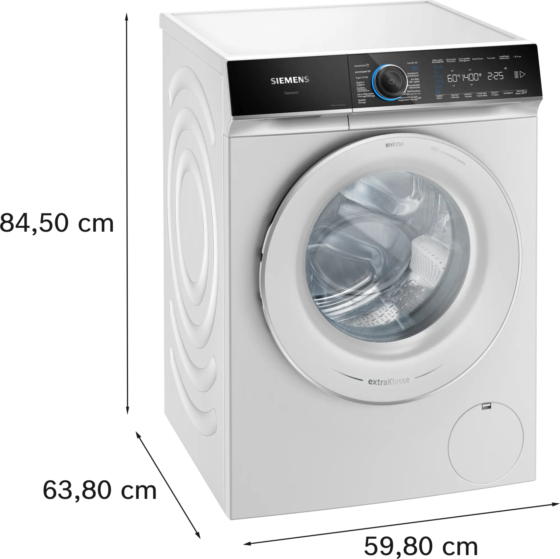 SIEMENS IQ700 Wasmachine 9 kg - WG44B20SFG