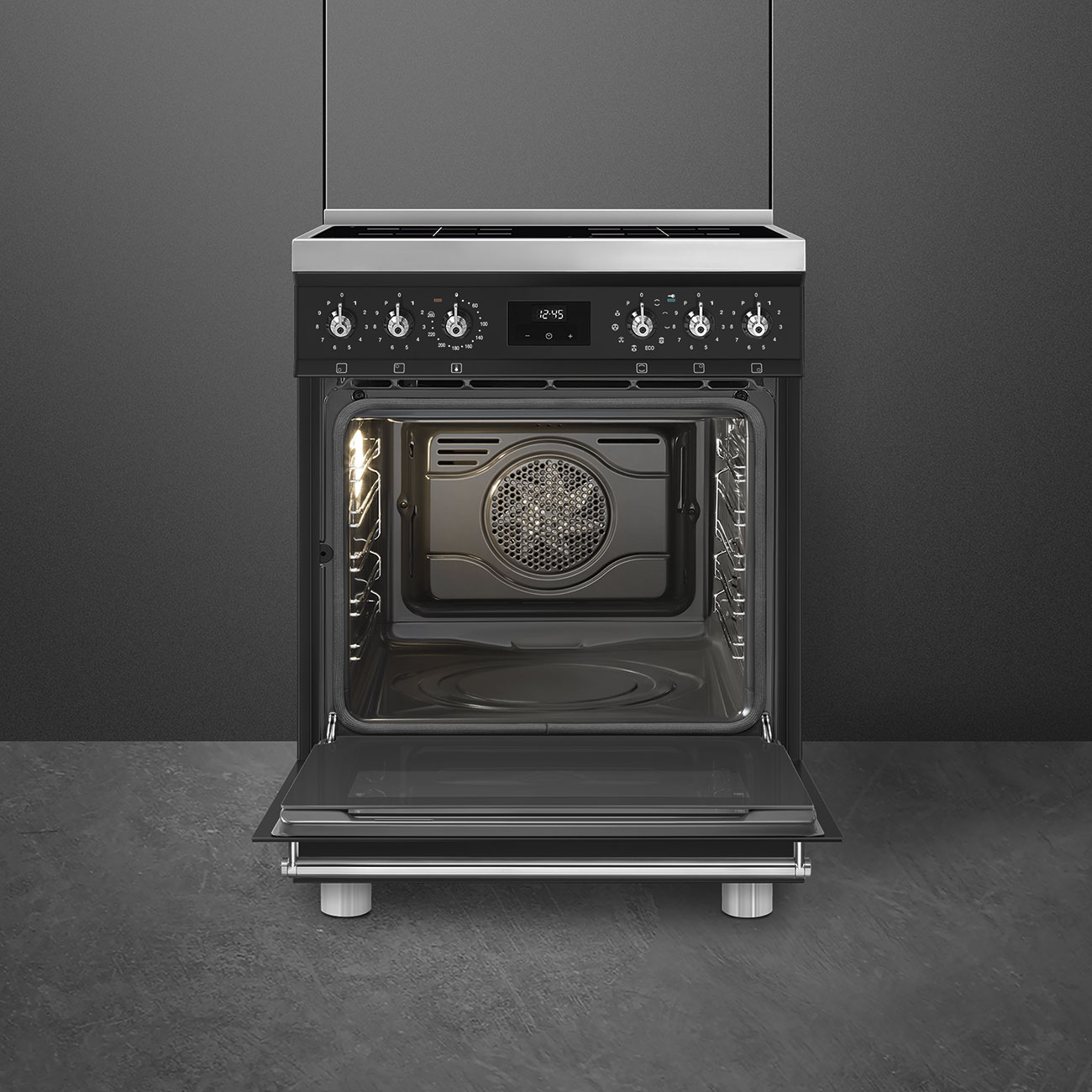 SMEG fornuis met inductie kookplaat - 60cm - C6IPMBM2