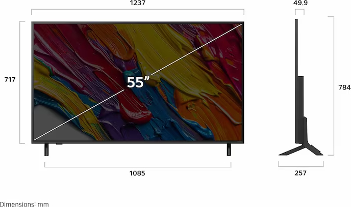 LG Televisie 55" QNED 4K (UHD) - 55QNED84A6C