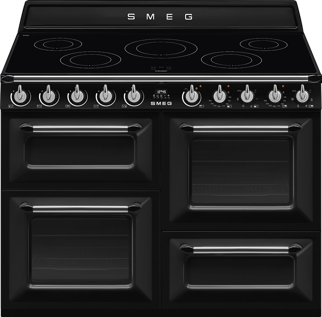 SMEG fornuis met inductie kookplaat - 110cm - TR4110IBL2