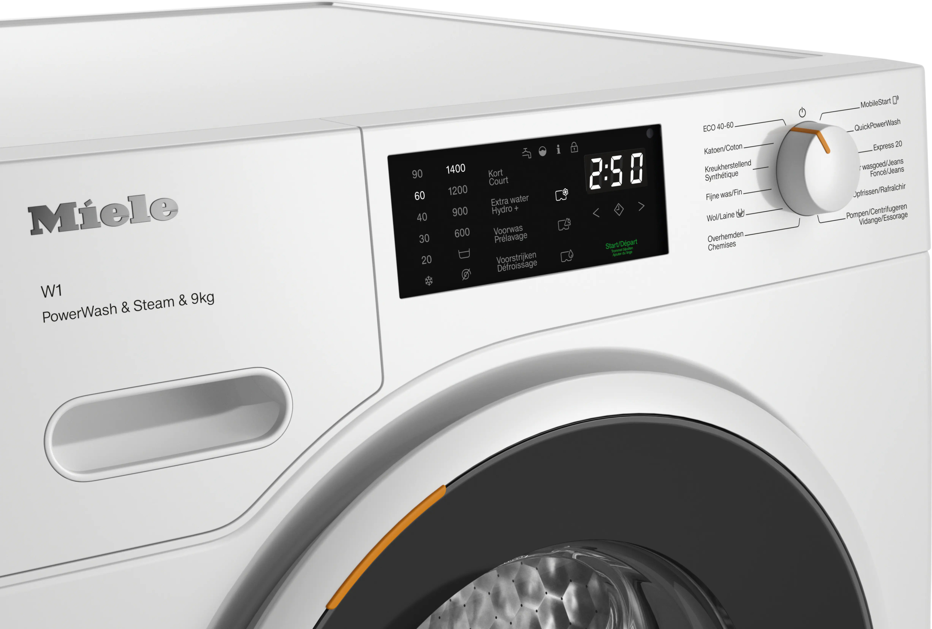 MIELE CLASSIC WHITE EDITION Wasmachine 9 kg - WWD380WCS