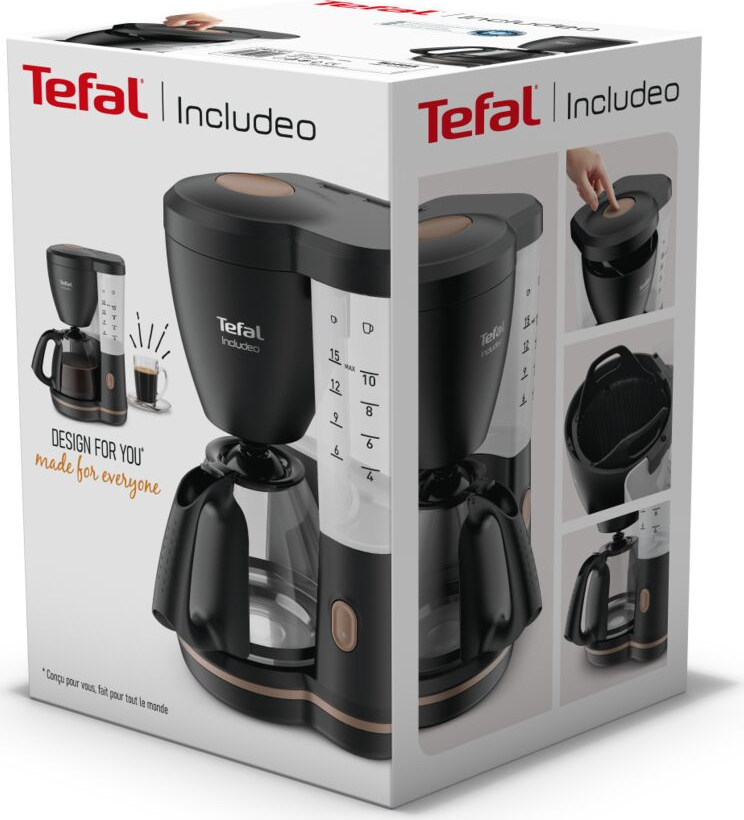 TEFAL Koffiezetapparaat zwart - CM533811