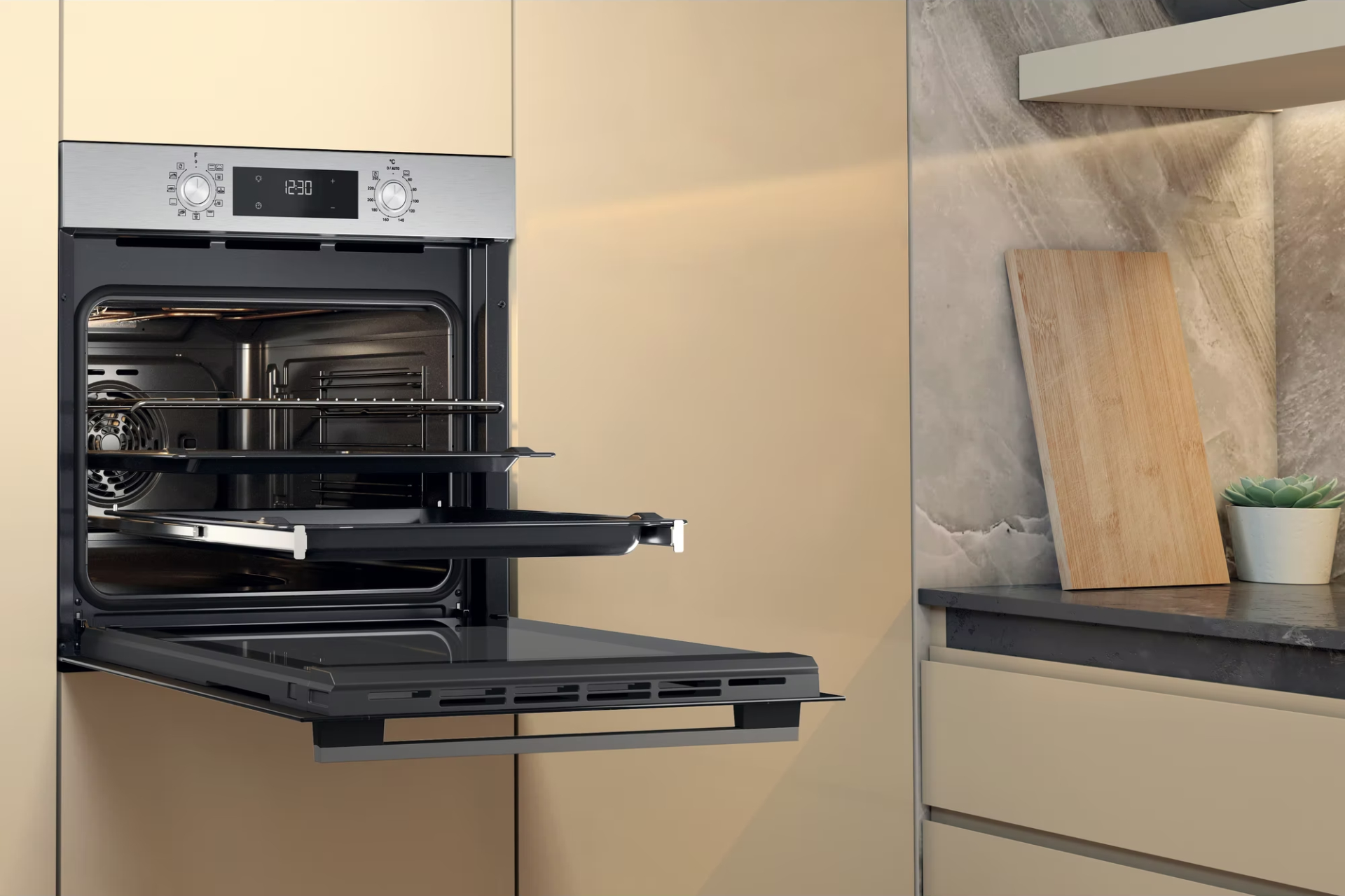 WHIRLPOOL NEW ACTUAL multifunctionele oven - 60cm - OMK58HU1X