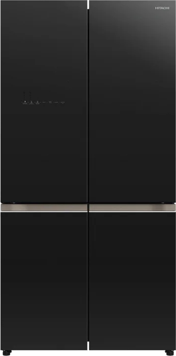 HITACHI Side-by-side zwart 596 l - R-WB640VRU0-1GBK