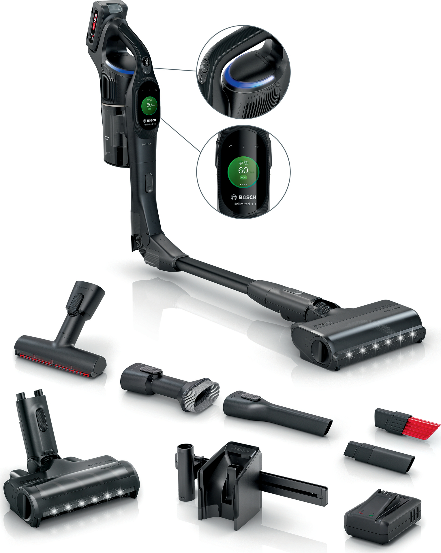 BOSCH Unlimited 10 steelstofzuiger - BXS1041BQC