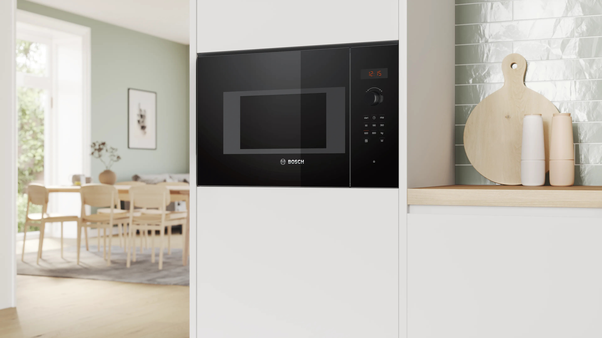 BOSCH SERIE 4 microgolfoven - 38cm - BFL523MB1F
