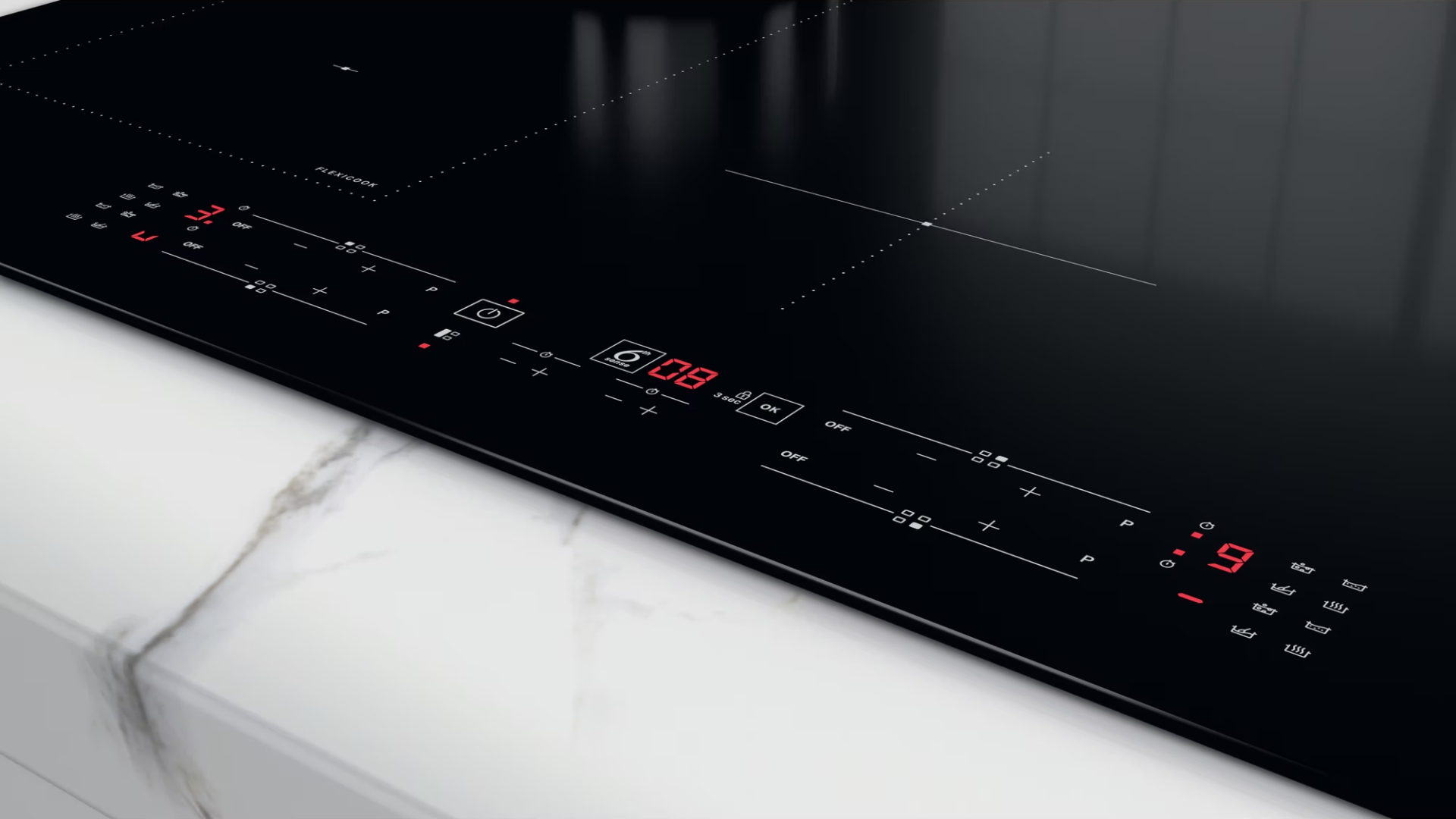 WHIRLPOOL inductiekookplaat - 77cm - WLB2977NE