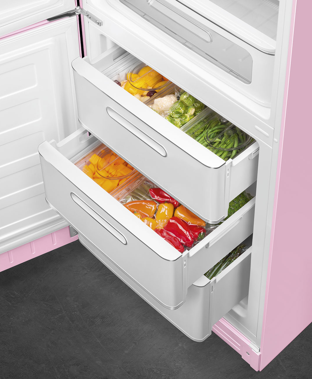 SMEG 50's Style Vrijstaande koel-vriescombinatie - FAB32LPK6