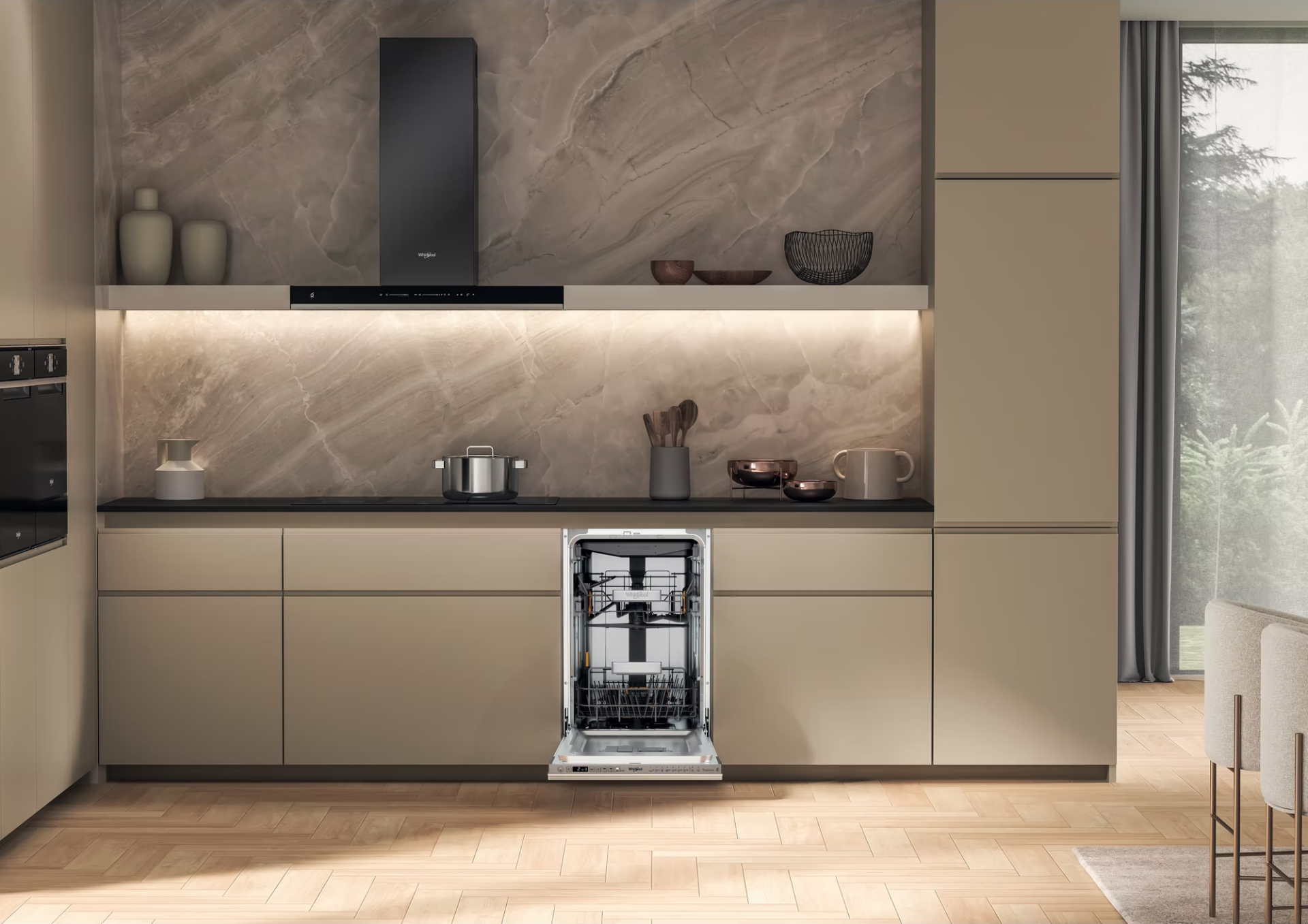 WHIRLPOOL vaatwasser volledig integreerbaar - WH6IB10BS7LA0