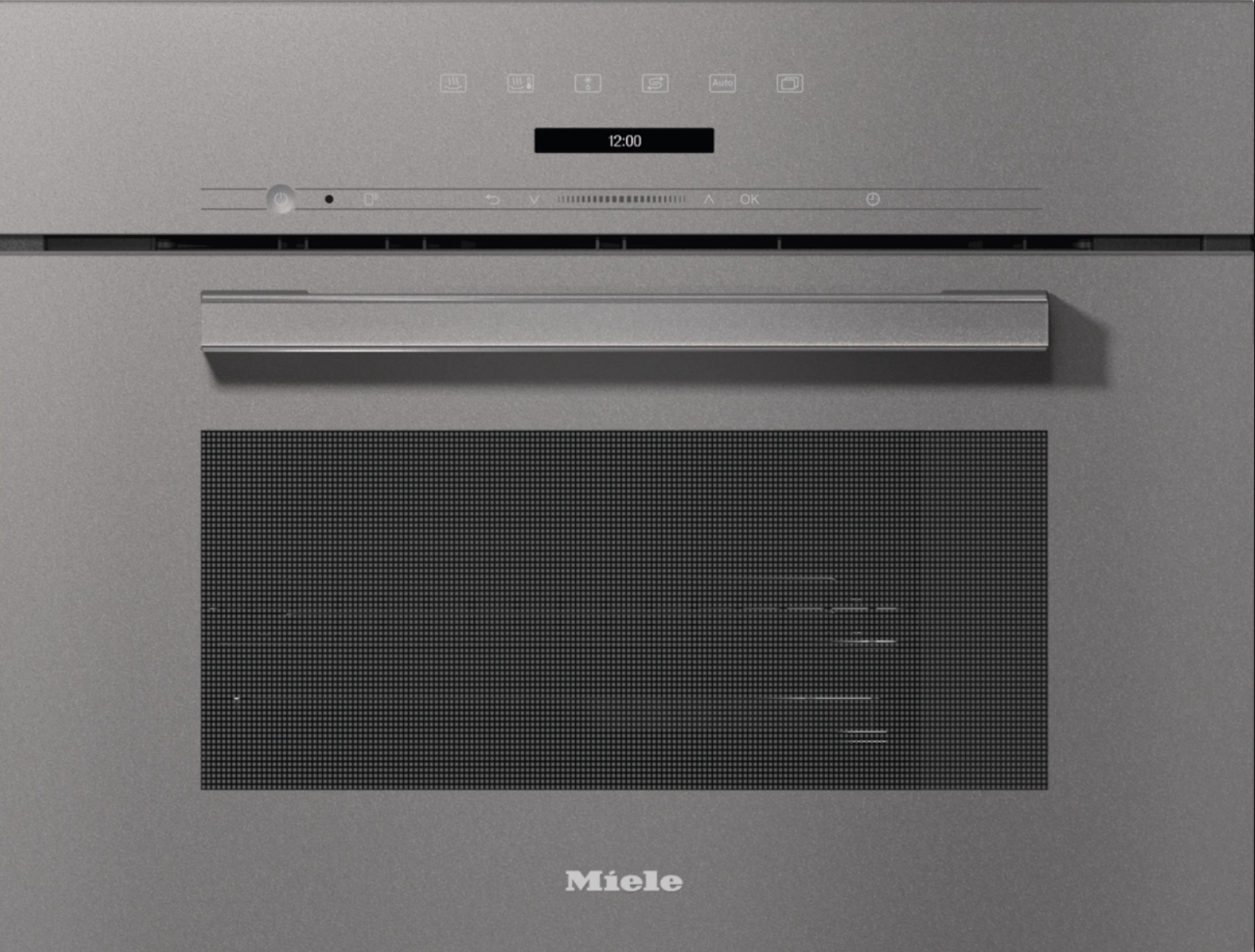 MIELE DG7240GRGR VITROLINE stoomoven - 45cm