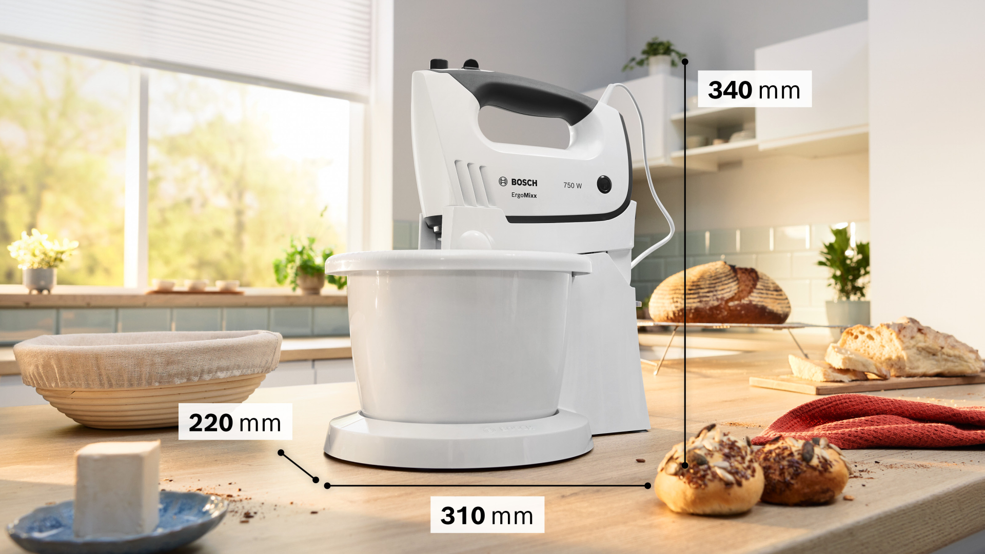 BOSCH  ERGOMIXX handmixer - MFQ37490