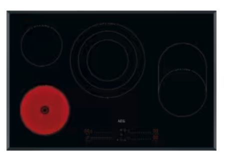 AEG HK857870FB 3000 vitrokeramische kookplaat - 80cm