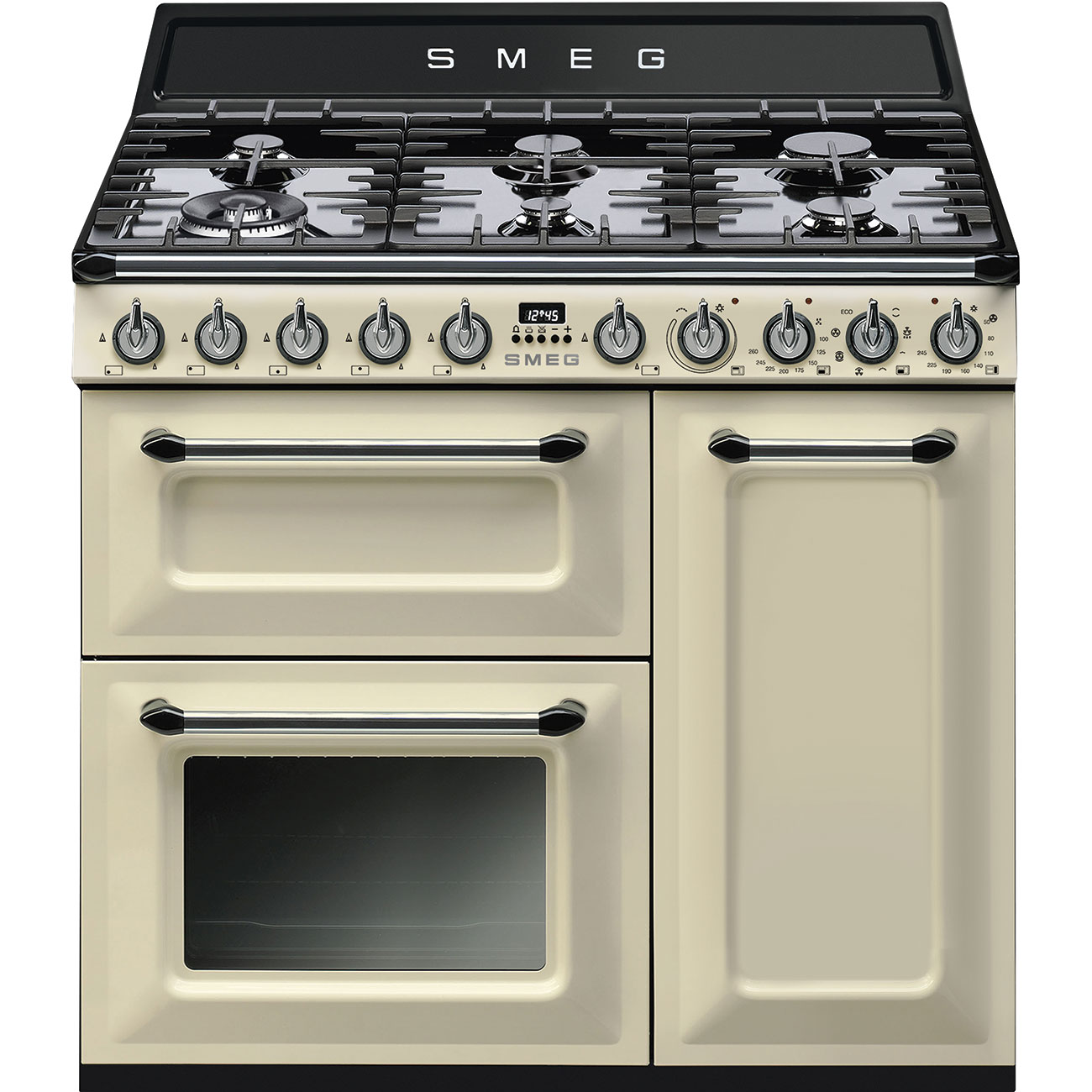 SMEG TR93P fornuis met gaskookplaat - 90cm