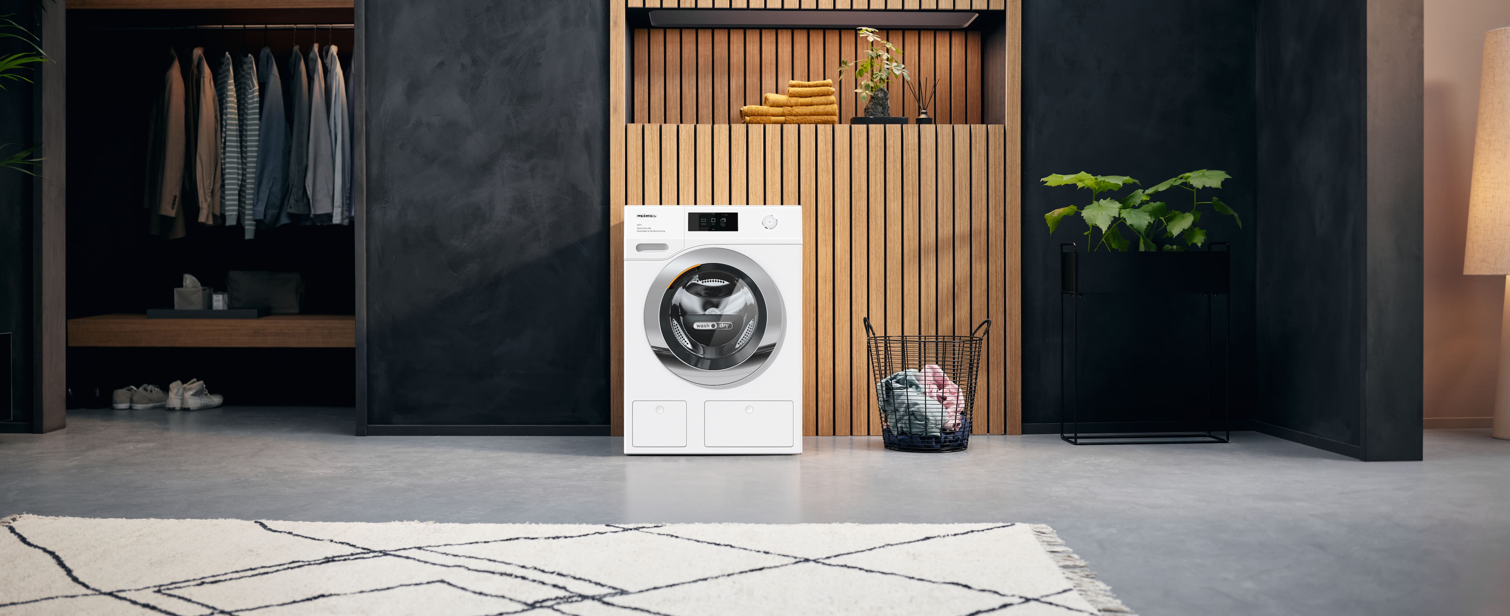 MIELE STANDARD CHROME EDITION was- droogcombinatie - WTW870WPM