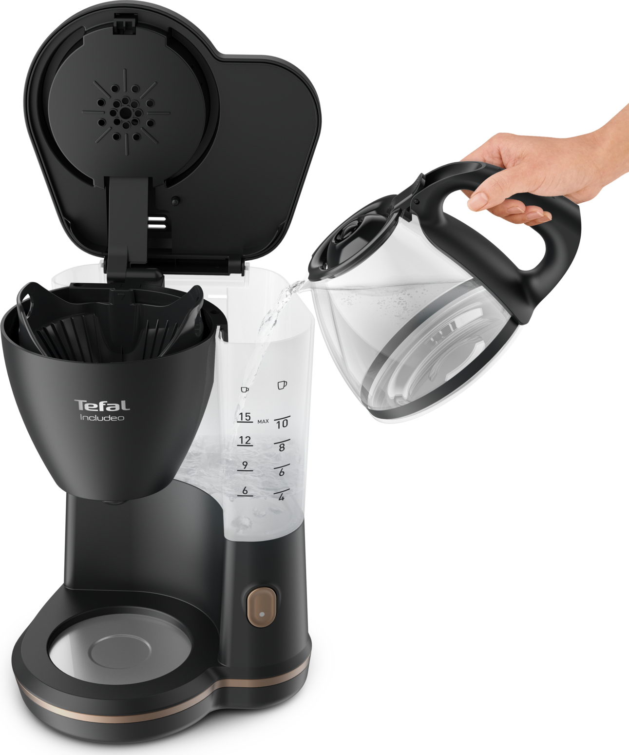 TEFAL Koffiezetapparaat zwart - CM533811