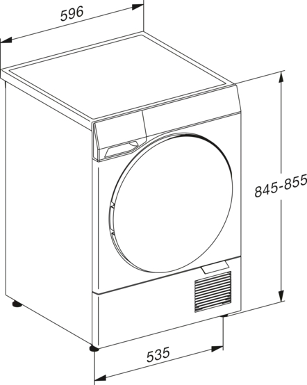 MIELE NOVA Droogkast 9 kg - TQ1000WP