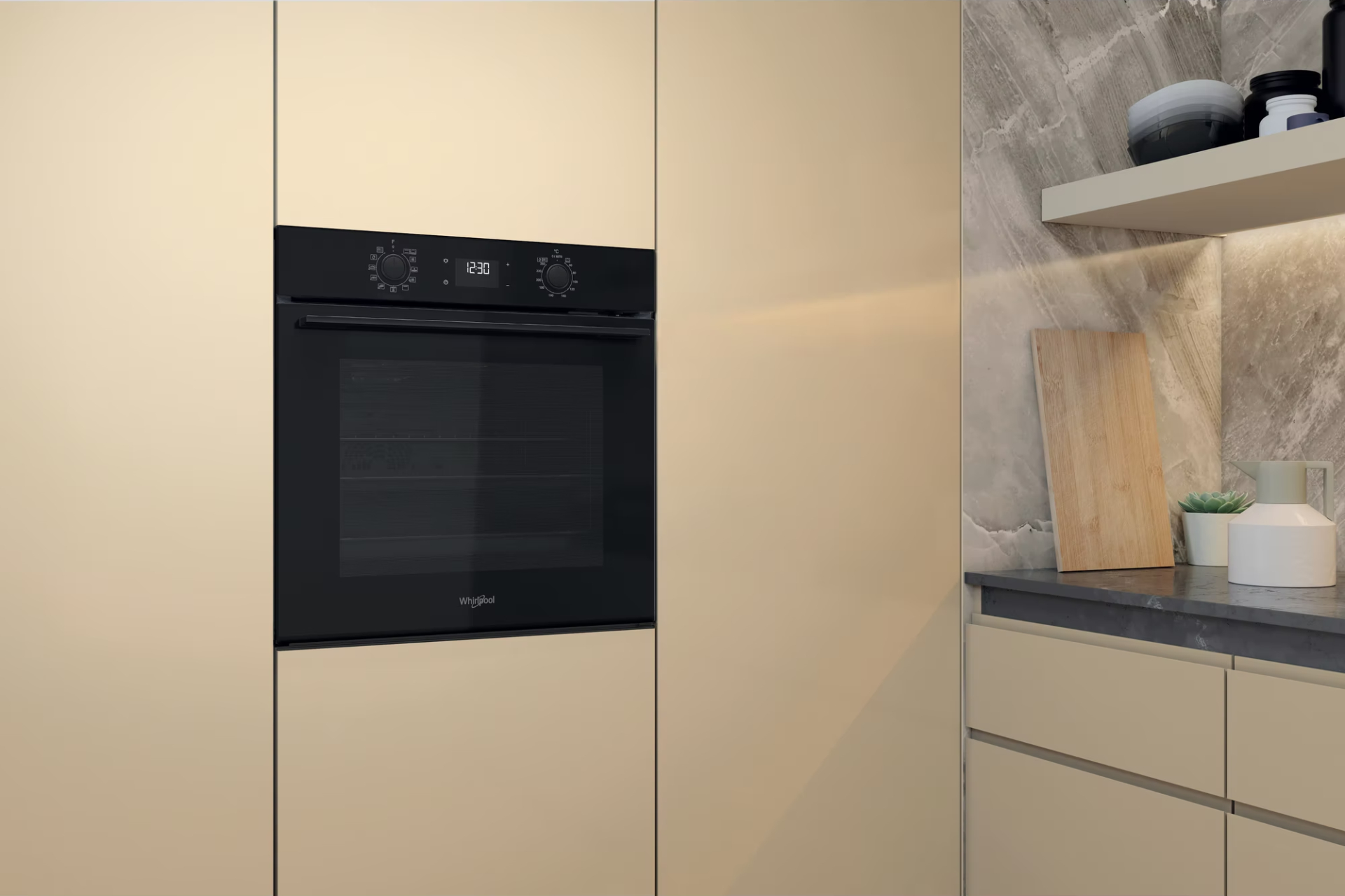 WHIRLPOOL NEW ACTUAL multifunctionele oven - 60cm - OMK58RU0B