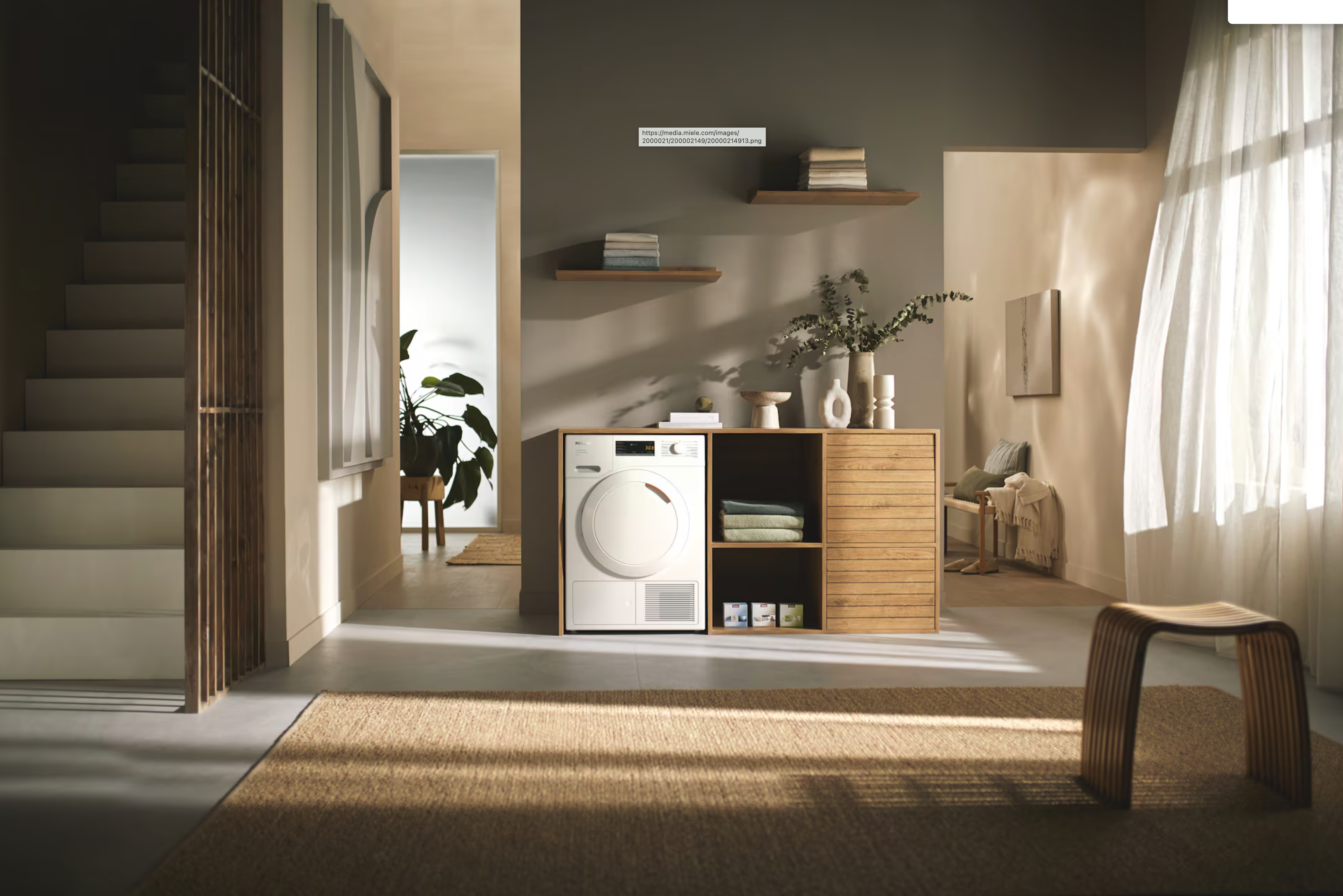 MIELE CHROME EDITION Droogkast 8 kg - TEA535WP