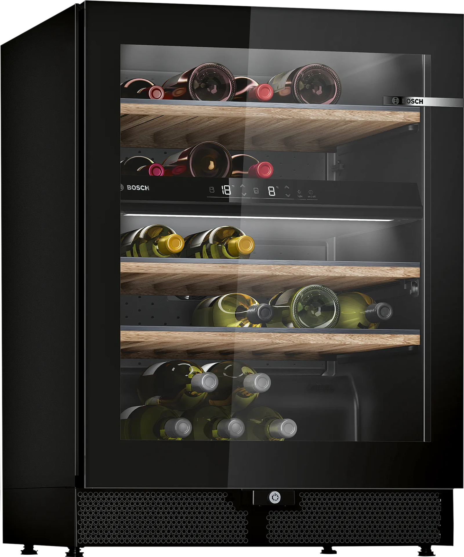 BOSCH SERIE 6 Vrijstaande wijnklimaatkast - KWK16ABGB