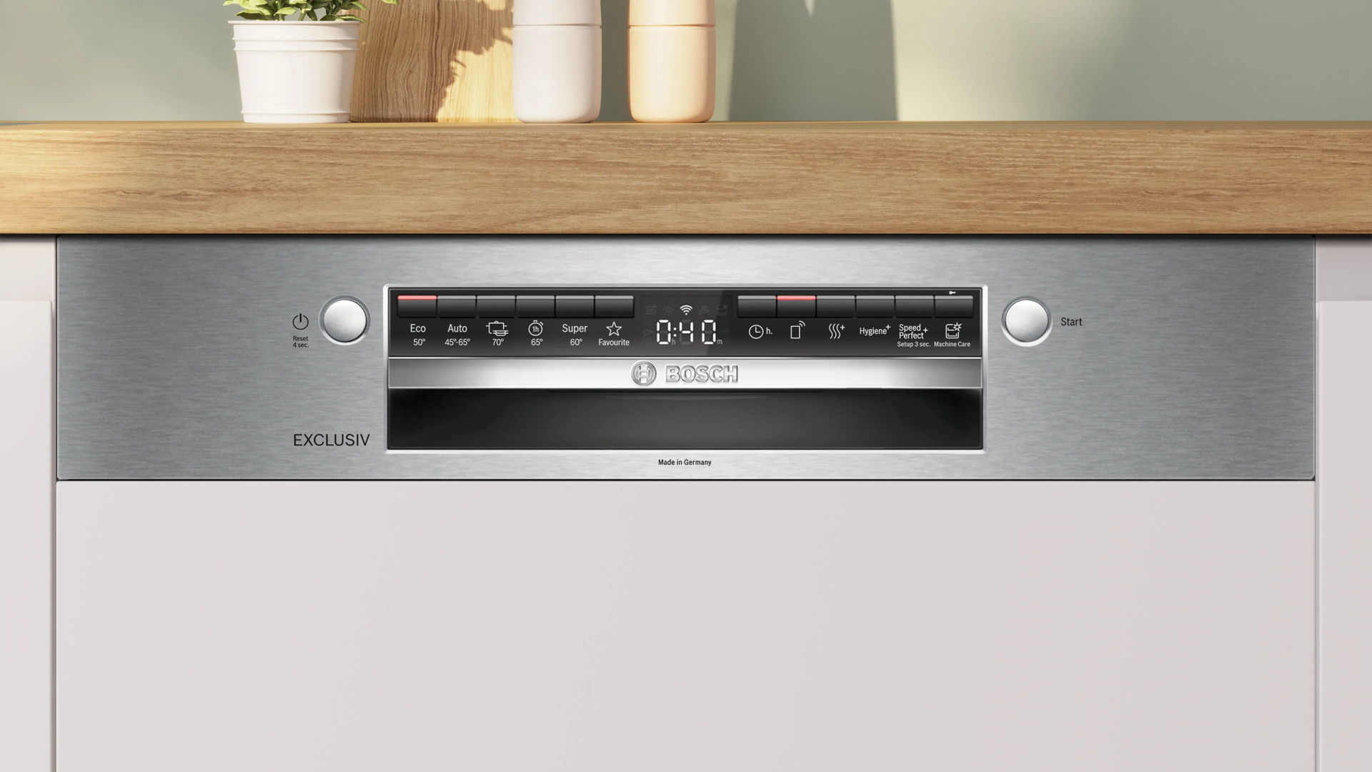 BOSCH Series 4 vaatwasser met bedieningspaneel - SMI4HBS12E