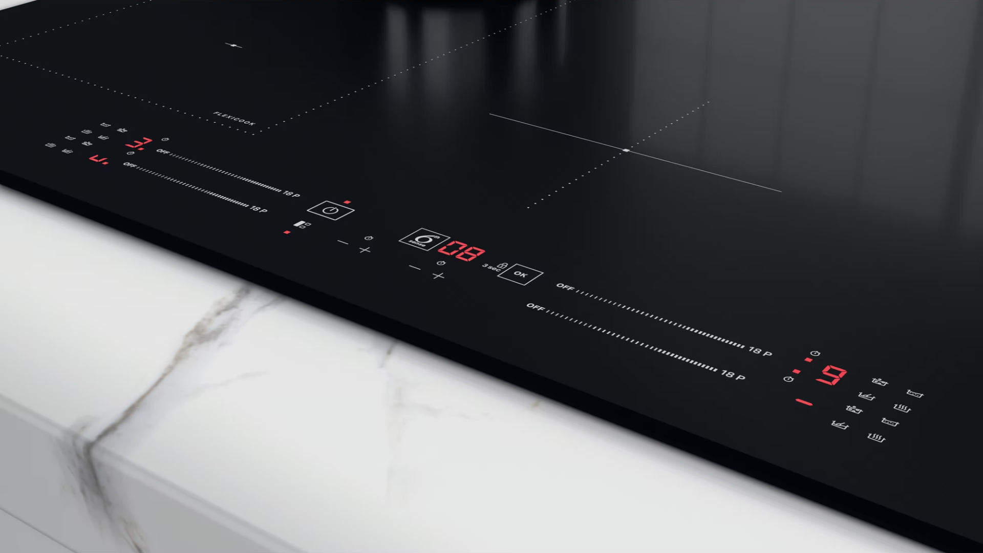 WHIRLPOOL inductiekookplaat - 77cm - WLS3377BF