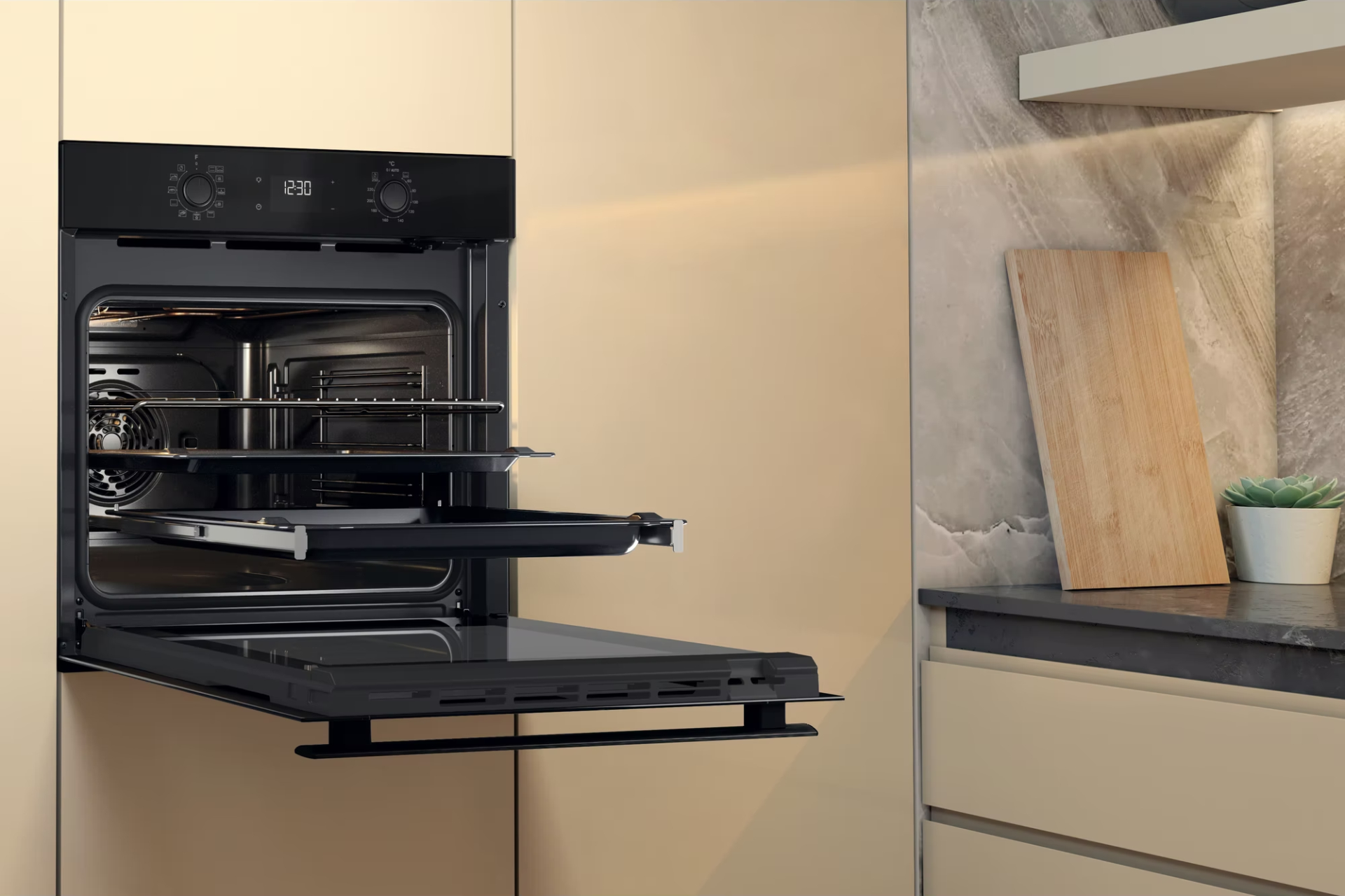 WHIRLPOOL NEW ACTUAL multifunctionele oven - 60cm - OMR58HU1B