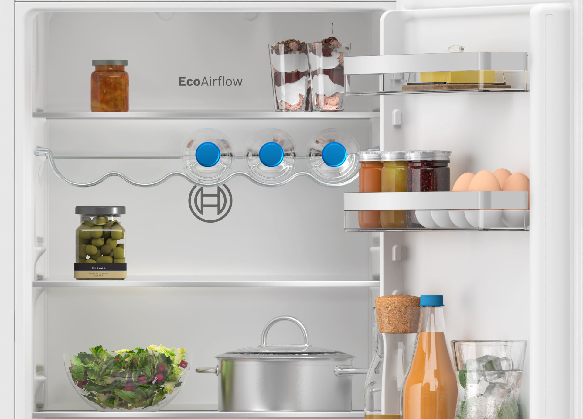 BOSCH SERIE 4 Inbouw koel-vriescombinatie - KIN86VFE0