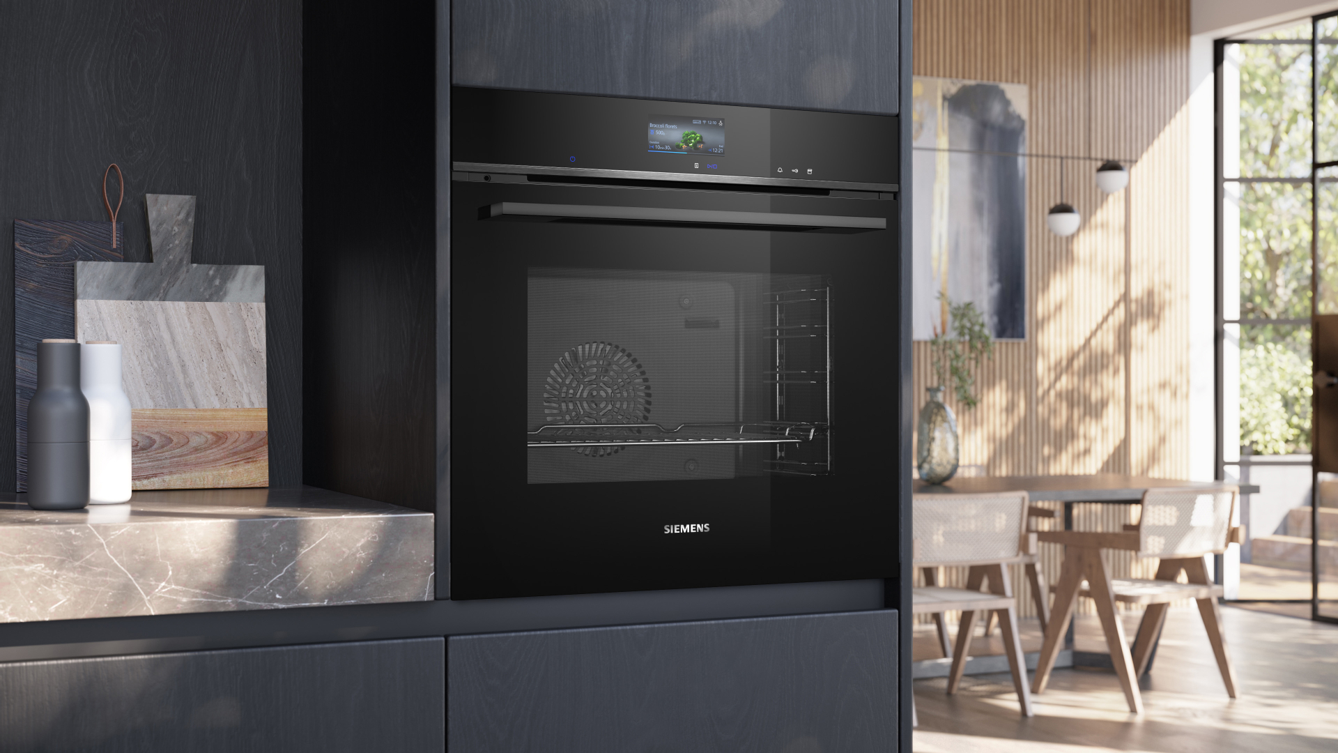 SIEMENS IQ700 multifunctionele oven met stoom - 60cm - HS736G1B1