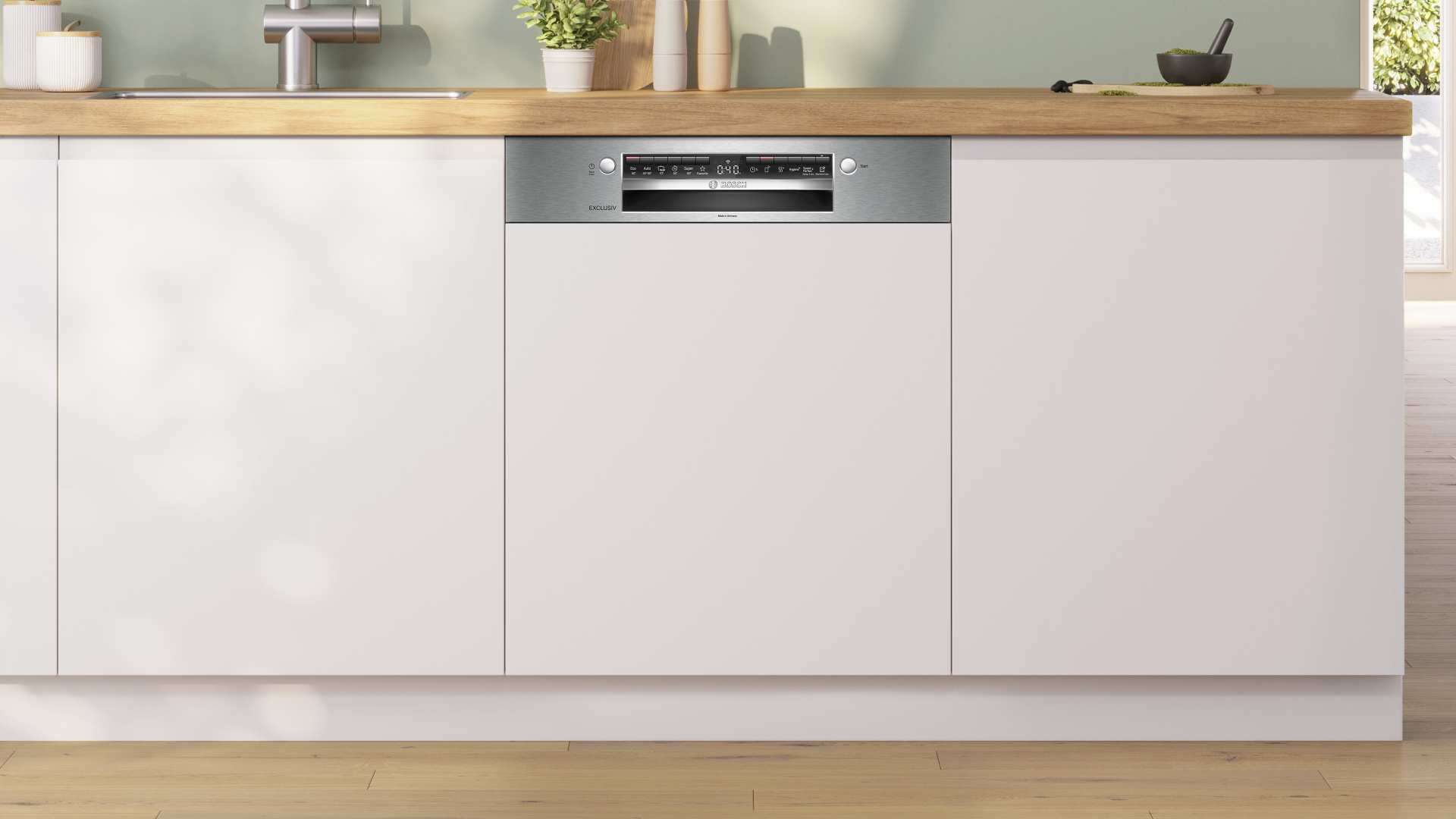 BOSCH Series 4 vaatwasser met bedieningspaneel - SMI4HBS12E