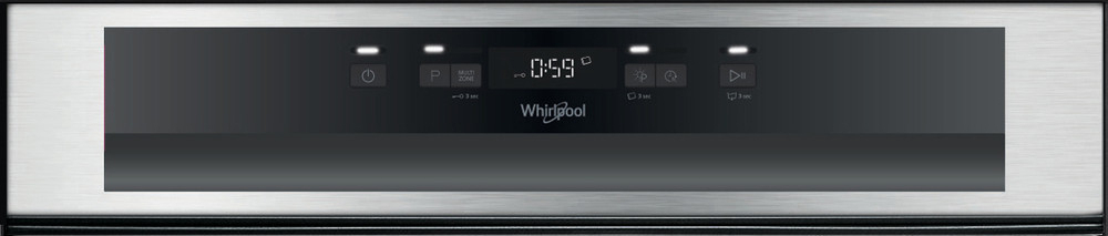 WHIRLPOOL vaatwasser met bedieningspaneel - WBC3C34PX