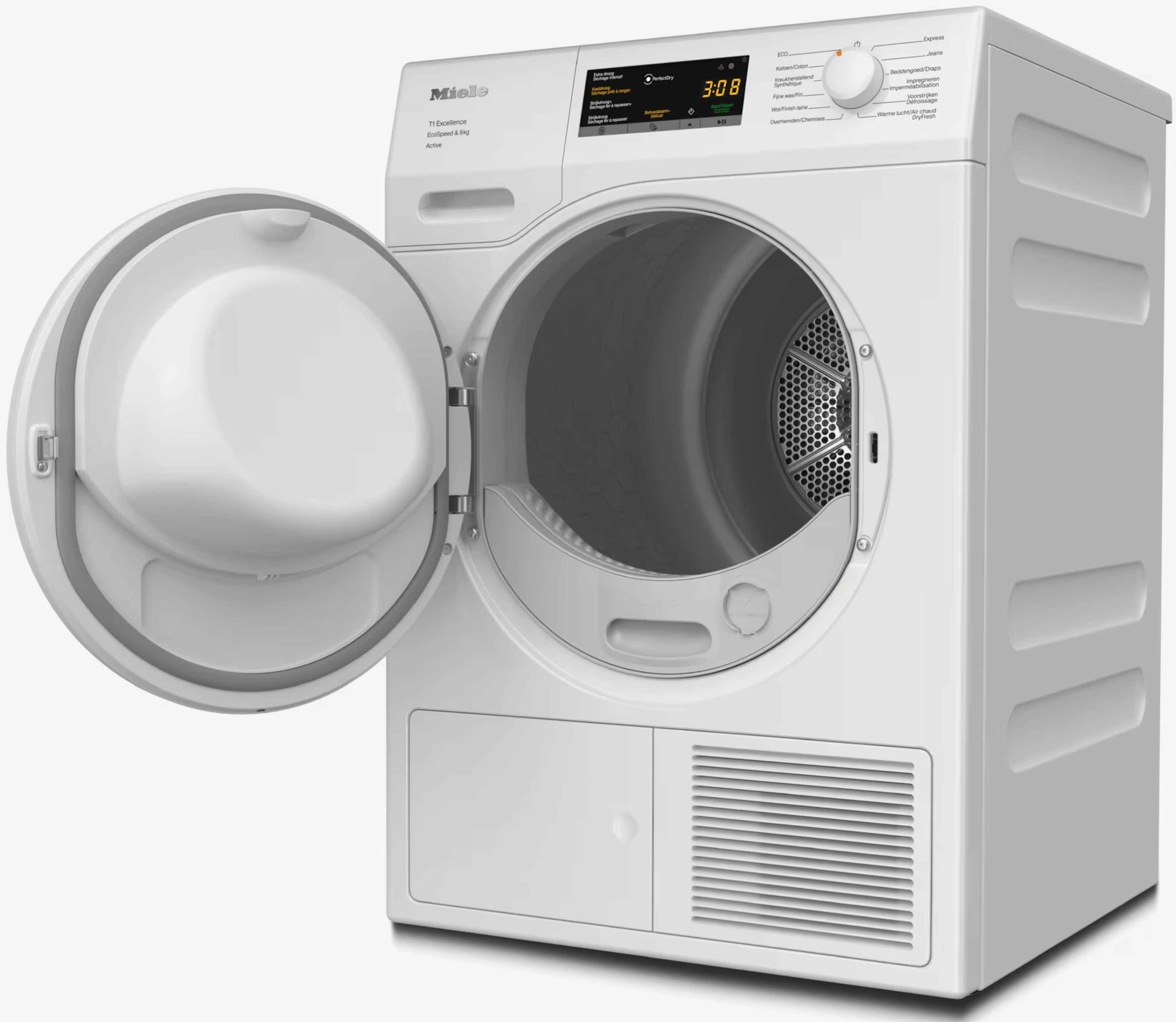 MIELE CHROME EDITION Droogkast 8 kg - TEA535WP