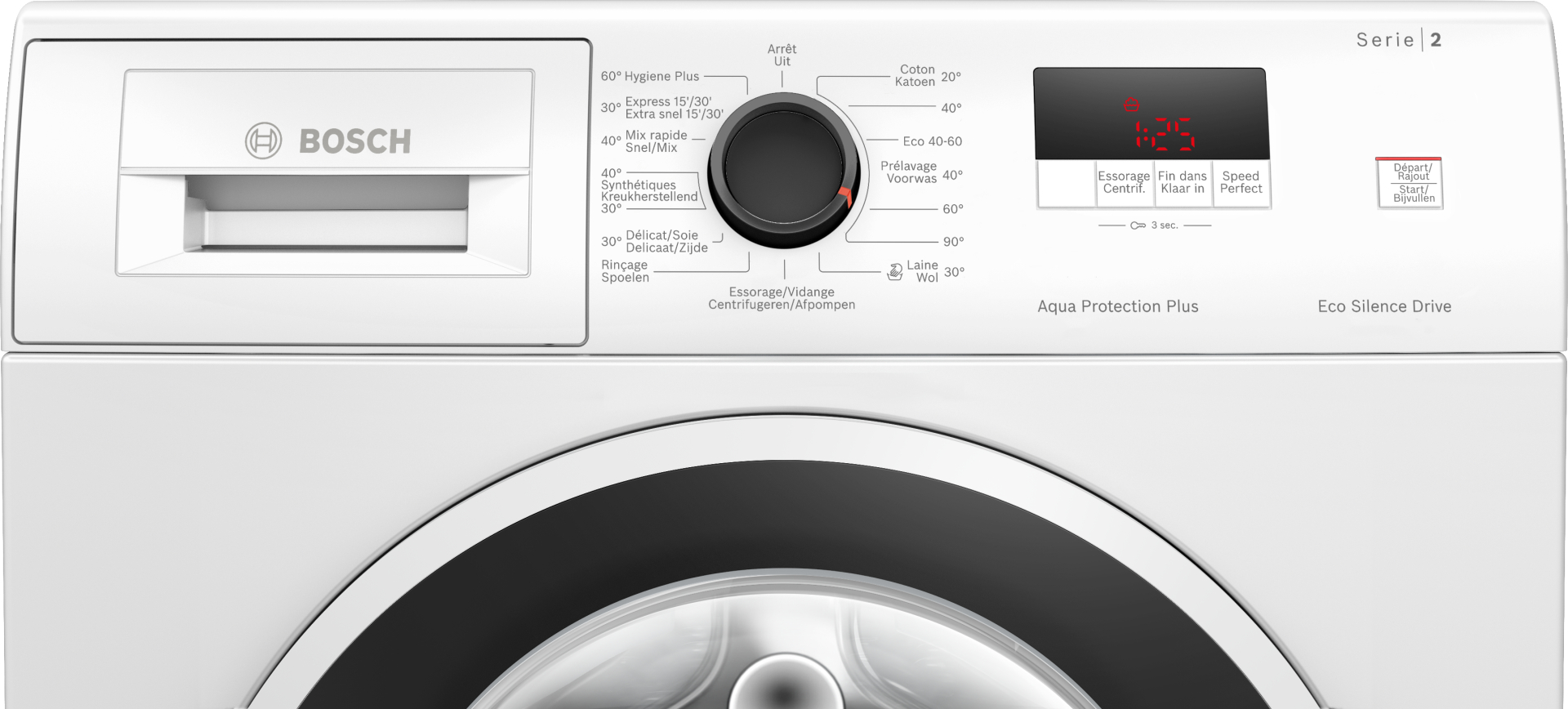 BOSCH SERIE 2 Wasmachine 7 kg - WGE02407FG